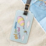 Dr. Seuss | Oh, The Places You'll Go! Luggage Tag<br><div class="desc">This vibrant and playful luggage tag features the iconic "Oh, the Places You'll Go!" quote from Dr. Seuss, paired with whimsical illustrations that inspire adventure and curiosity. Perfect for travelers of all ages, this design is a great way to add a fun touch to your luggage while celebrating the timeless...</div>