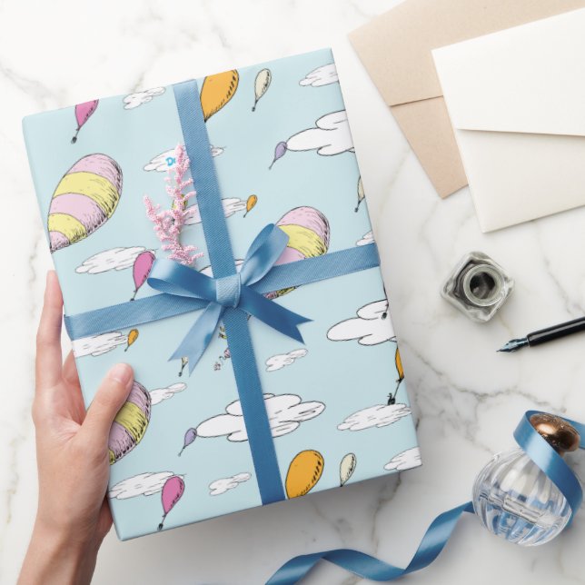 Dr. Seuss | Oh, The Places You'll Go Pattern Wrapping Paper (Gifting)