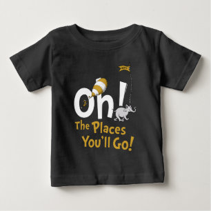 Dr. Seuss   Oh, The Places You'll Go! Retro Baby T-Shirt