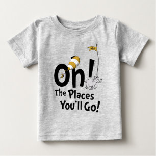 Dr. Seuss   Oh, The Places You'll Go! Retro Baby T-Shirt