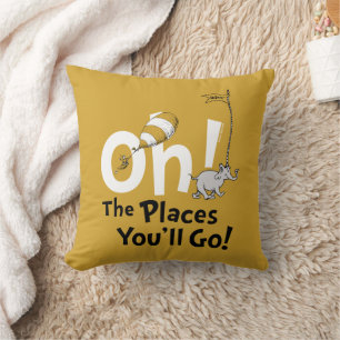Dr. Seuss   Oh, The Places You'll Go! Retro Cushion
