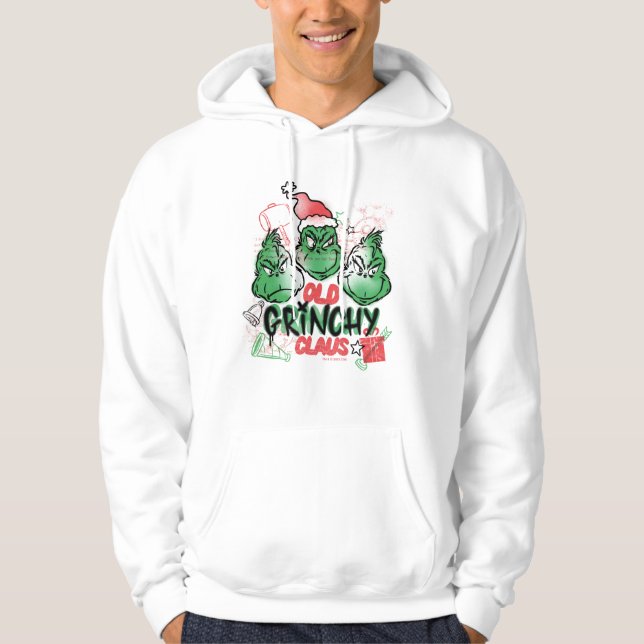 Dr. Seuss | Old Grinch Claus Hoodie (Front)