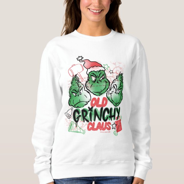 Dr. Seuss | Old Grinch Claus Sweatshirt (Front)