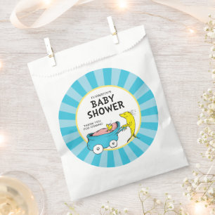 Dr. Seuss   One Fish - Boy Baby Shower Favour Bags