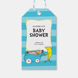 Dr. Seuss   One Fish - Boy Baby Shower Gift Tags