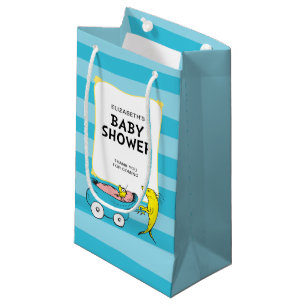 Dr. Seuss   One Fish - Boy Baby Shower Small Gift Bag