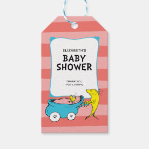 Dr. Seuss   One Fish - Girl Baby Shower Gift Tags