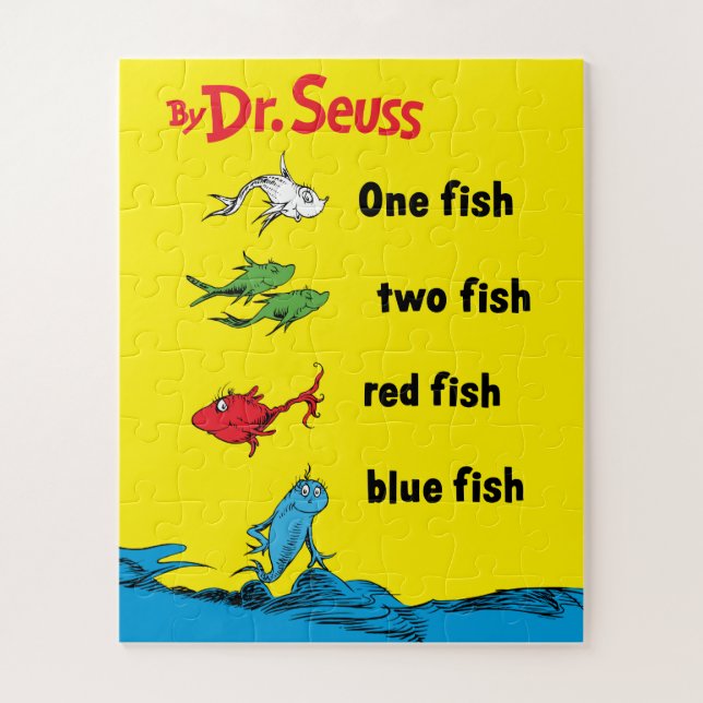 Dr. Seuss | One Fish Two Fish Jigsaw Puzzle (Vertical)