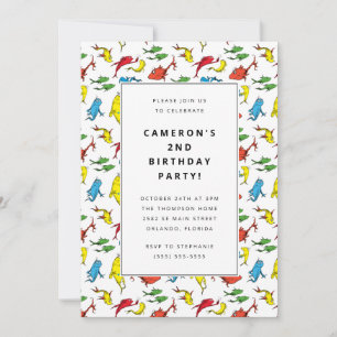 Dr. Seuss - One Fish, Two Fish Kids Birthday Invitation