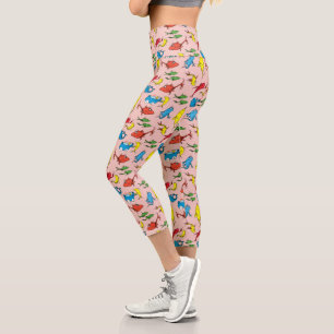 Dr. Seuss   One Fish Two Fish Pattern Capri Leggings