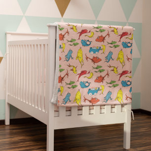 Dr. Seuss   One Fish Two Fish Pattern Fleece Blanket