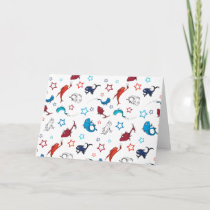 Dr. Seuss   One Fish Two Fish Star Pattern Card
