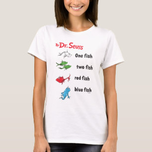 Dr. Seuss   One Fish Two Fish - Vintage T-Shirt