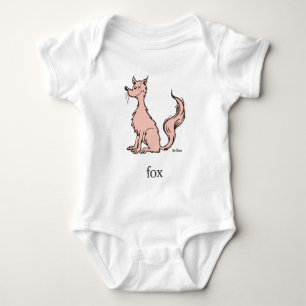 Dr. Seuss Pink Fox Baby Bodysuit