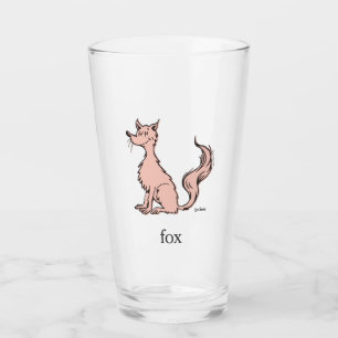 Dr. Seuss   Pink Fox Glass