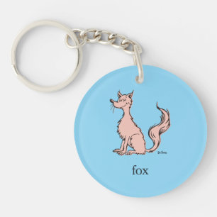 Dr. Seuss   Pink Fox Key Ring