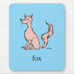 Dr. Seuss   Pink Fox Mouse Mat