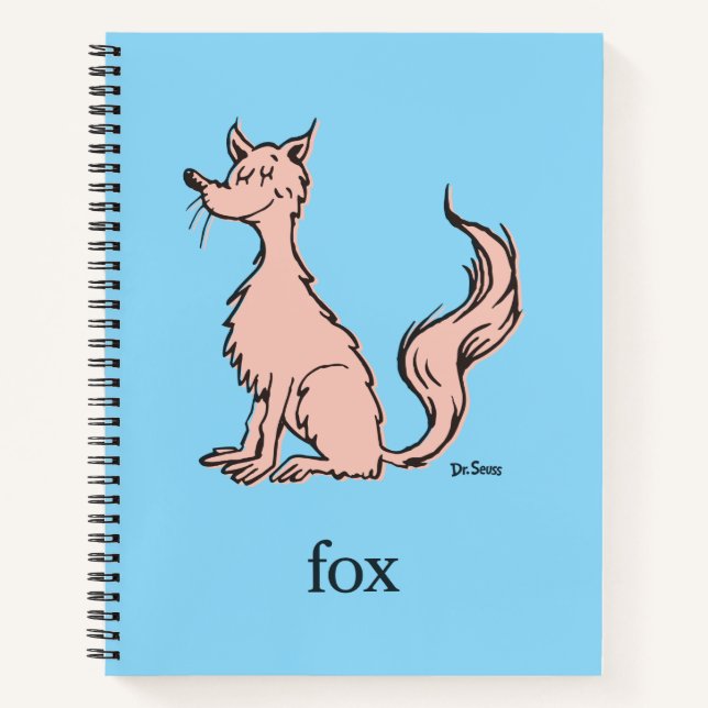 Dr. Seuss | Pink Fox Notebook (Front)
