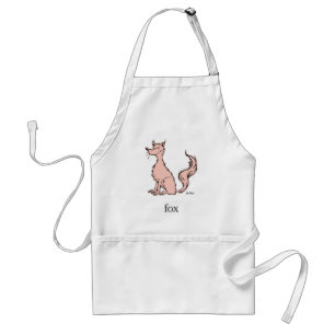 Dr. Seuss   Pink Fox Standard Apron