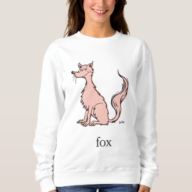 Dr. Seuss | Pink Fox Sweatshirt (Front)