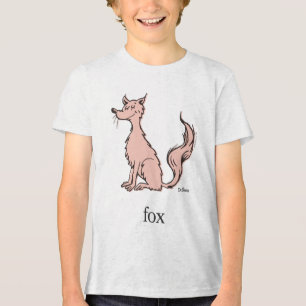 Dr. Seuss   Pink Fox Tri-Blend Shirt
