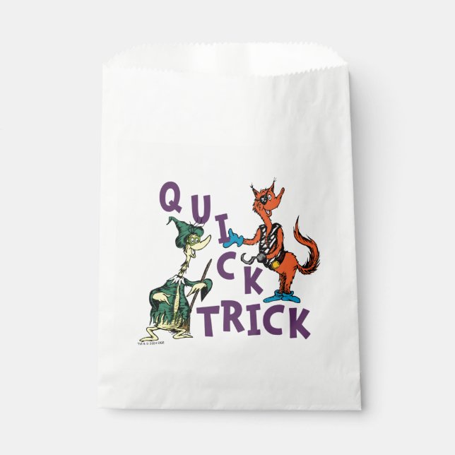 Dr. Seuss | Quick Trick Halloween Graphic Favour Bags (Front)