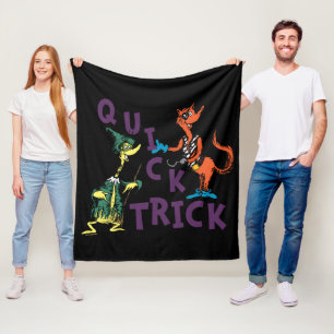Dr. Seuss   Quick Trick Halloween Graphic Fleece Blanket