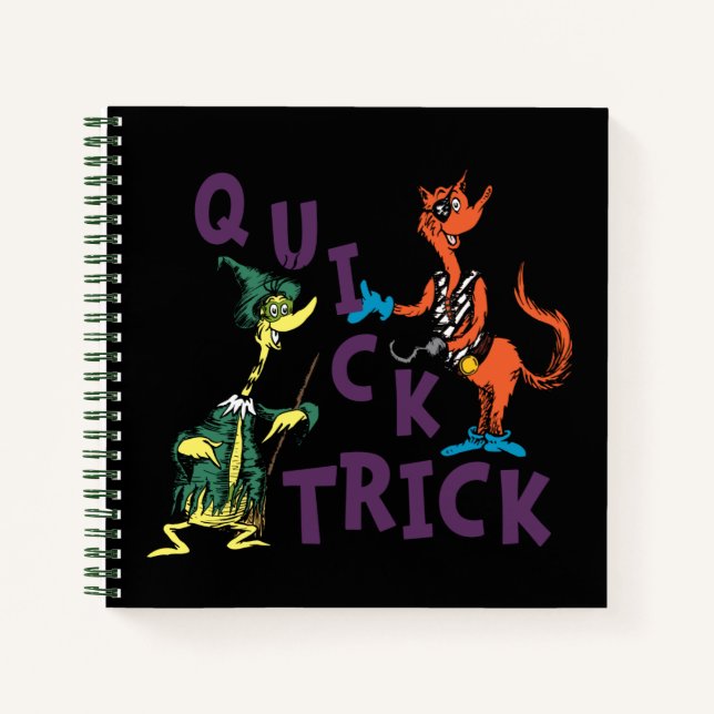 Dr. Seuss | Quick Trick Halloween Graphic Notebook (Front)