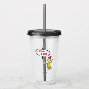 Dr. Seuss   Sam-I-Am Holding Sign Acrylic Tumbler