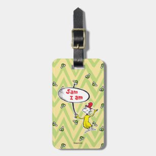 Dr. Seuss   Sam-I-Am Holding Sign Luggage Tag