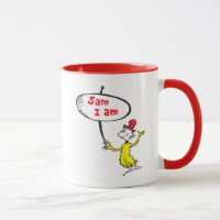 Dr. Seuss | Sam-I-Am Holding Sign