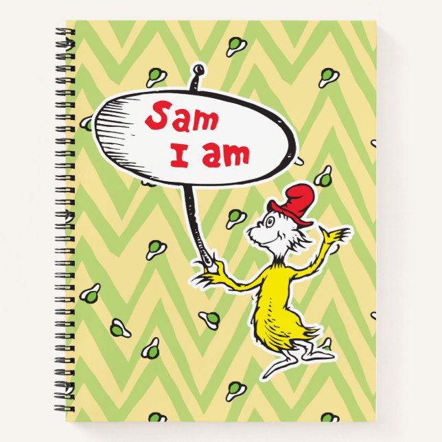 Dr. Seuss | Sam-I-Am Holding Sign Notebook (Front)