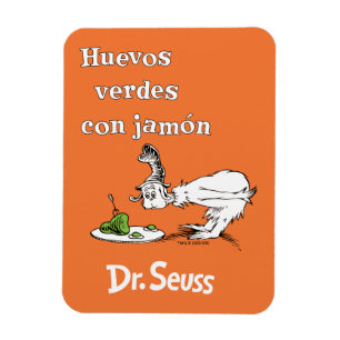 Dr. Seuss Spanish Green Eggs and Ham Magnet