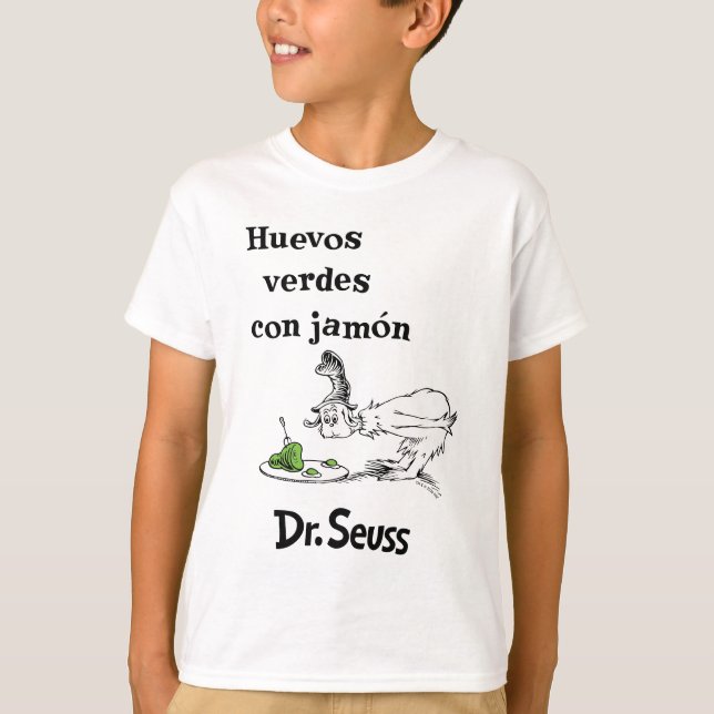 Dr. Seuss Spanish Green Eggs and Ham T-Shirt (Front)