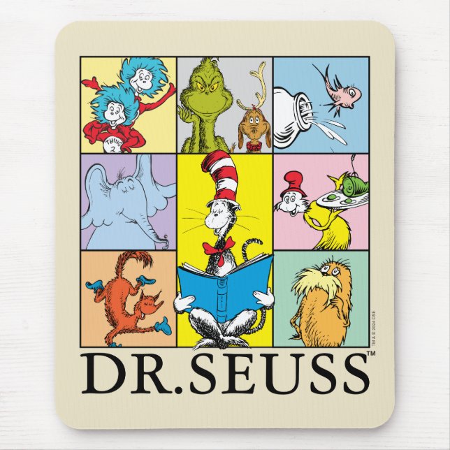 Dr. Seuss | Stories Graphic Mouse Mat (Front)
