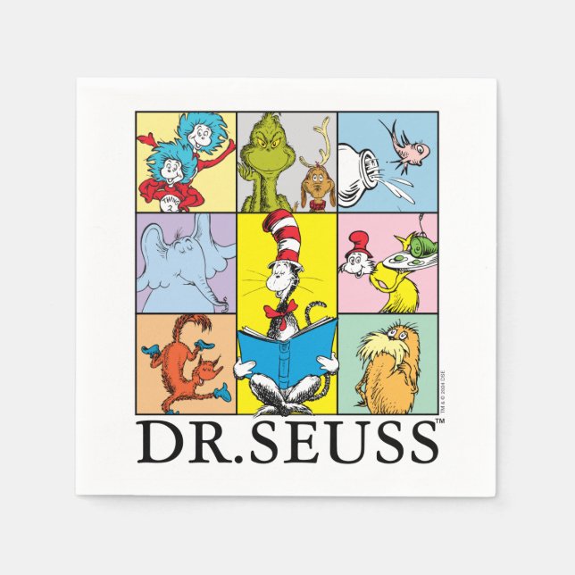 Dr. Seuss | Stories Graphic Napkin (Front)