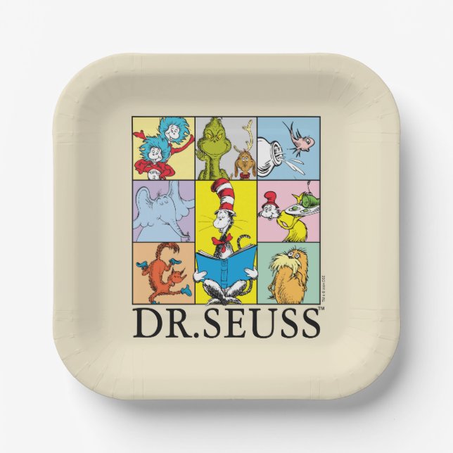 Dr. Seuss | Stories Graphic Paper Plate (Front)