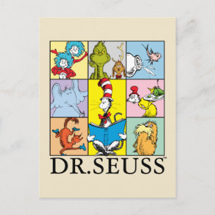 Dr. Seuss Stories Graphic Postcard