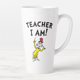 Dr. Seuss   Teacher I Am! Latte Mug