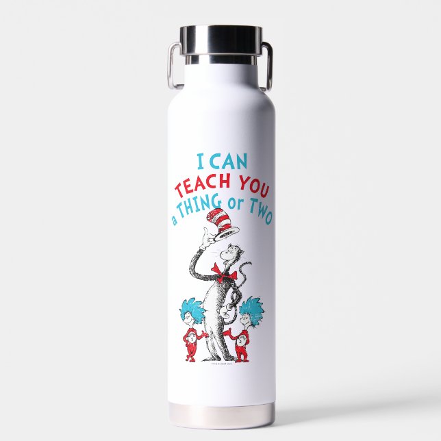 Dr. Seuss | Teacher I Can Teach You A Thing or Two Water Bottle (Front)