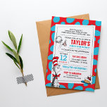 Dr. Seuss | The Cat in the Hat Birthday Invitation<br><div class="desc">Celebrate your child's Birthday with The Cat in the Hat! These fun Birthday invitations are fully customisable.</div>