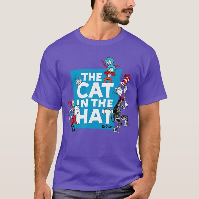 Dr Seuss The Cat in the Hat Characters T-Shirt (Front)