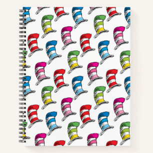 Dr. Seuss   The Cat In The Hat Colourful Hat Patte Notebook