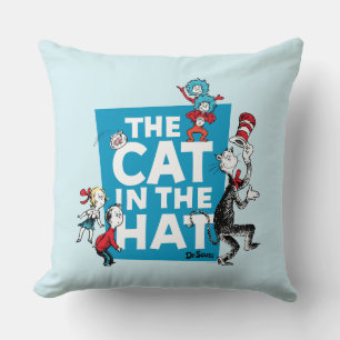 Dr. Seuss   The Cat in the Hat Logo - Characters Cushion