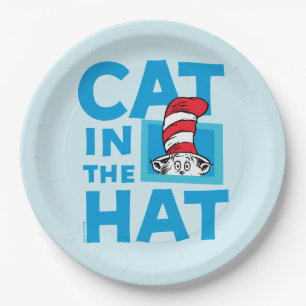 Dr. Seuss   The Cat in the Hat Logo Paper Plate
