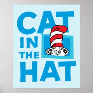 Dr. Seuss   The Cat in the Hat Logo Poster
