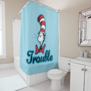 Dr. Seuss   The Cat in the Hat Trouble Shower Curtain