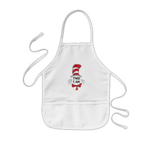 Dr. Seuss   The Cat in the Hat - Two I Am Birthday Kids Apron