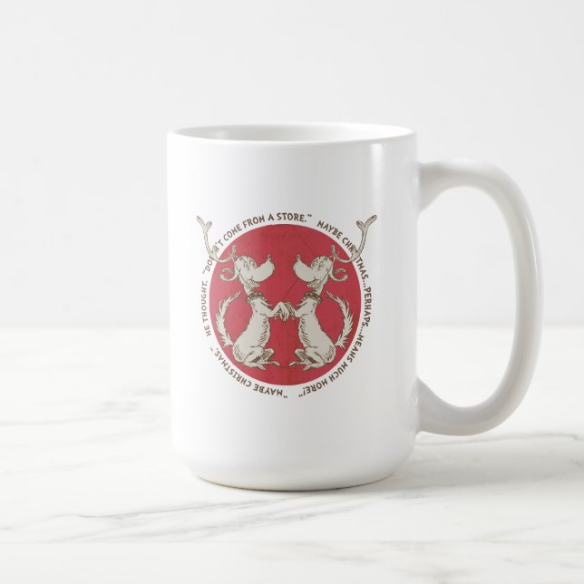 Dr Seuss | The Grinch | Max - Christmas Quote Coffee Mug (Right)