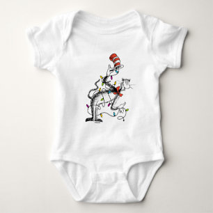 Dr. Seuss   The Grinch   Mischievous Cat in the Ha Baby Bodysuit